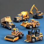 Fun Building Crane Truck for Kids STEM Play