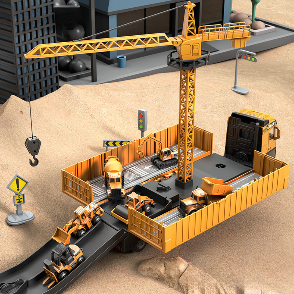 Fun Building Crane Truck for Kids STEM Play