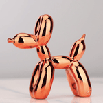 Creative Home Decor | Electroplated Balloon Dog Sculpture with Abstract Design | Unique Wall Decor for Modern Room Aesthetics