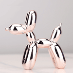 Creative Home Decor | Electroplated Balloon Dog Sculpture with Abstract Design | Unique Wall Decor for Modern Room Aesthetics