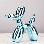 Creative Home Decor | Electroplated Balloon Dog Sculpture with Abstract Design | Unique Wall Decor for Modern Room Aesthetics