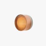 Metal LED Accent Light for Walls & Ceilings – 5 in Ripple Texture Fixture in White, Amber, Gray – Modern Indoor Outdoor Sconce for Hallways