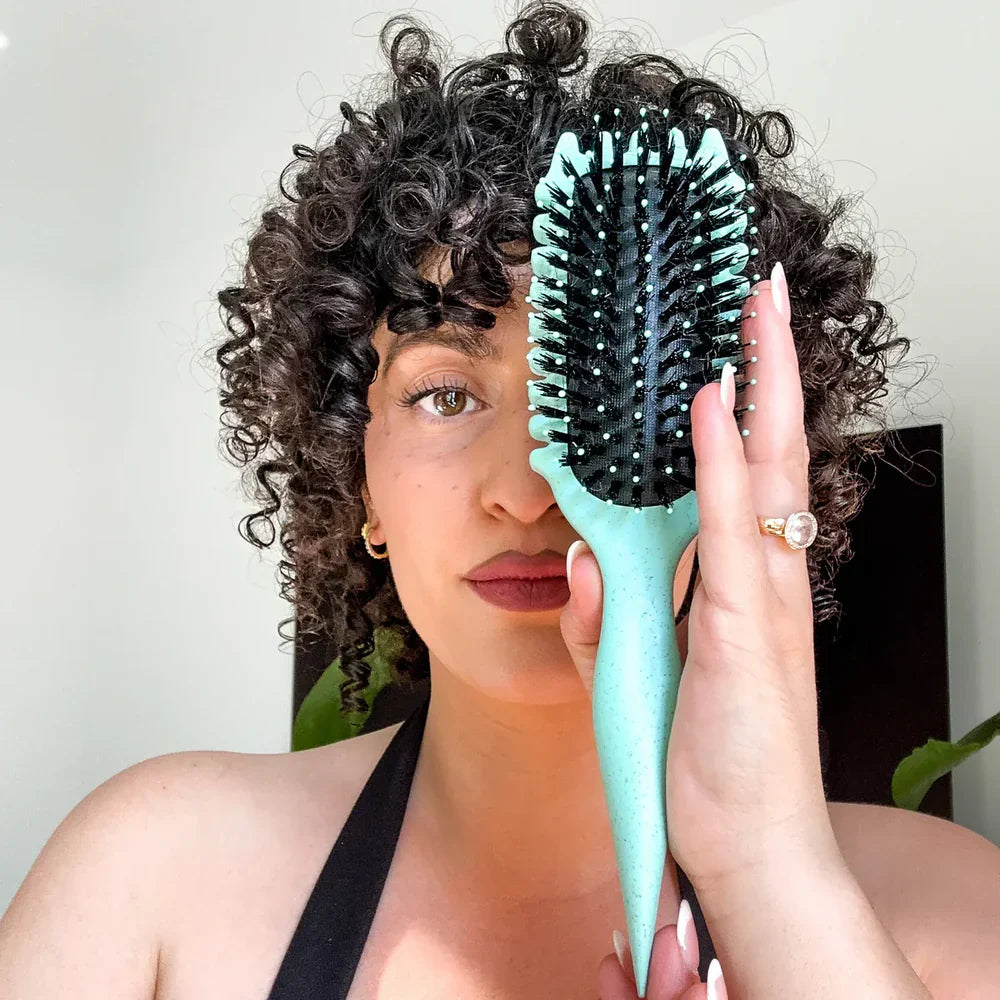 Gentle Care Detangling Brush for Curly Hair - Dotisk
