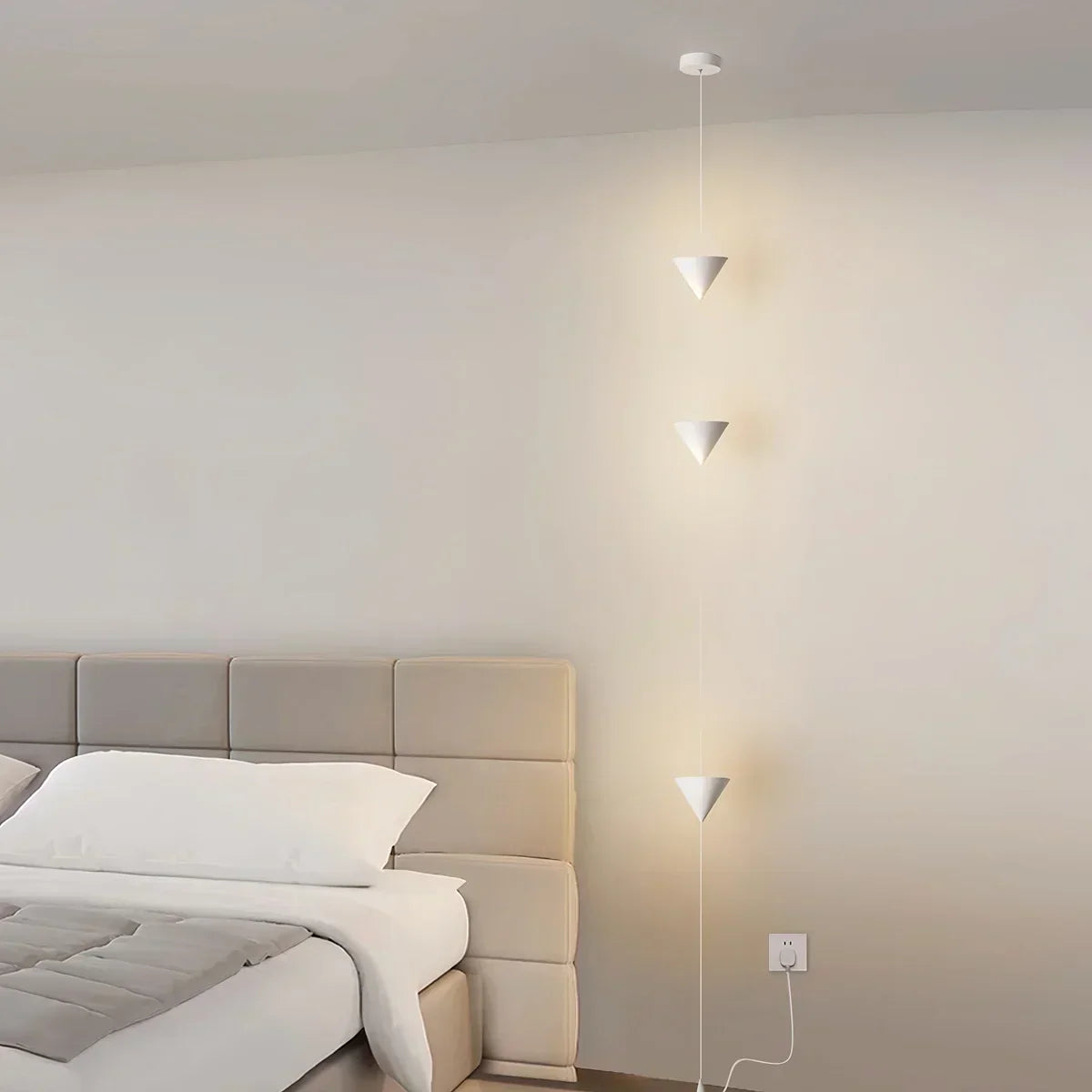 Adjustable Height Pole Light Iron & Acrylic LED Up to 11.5 Feet for Bedroom Living Room Modern Home Office Minimal Vertical Standing Accent