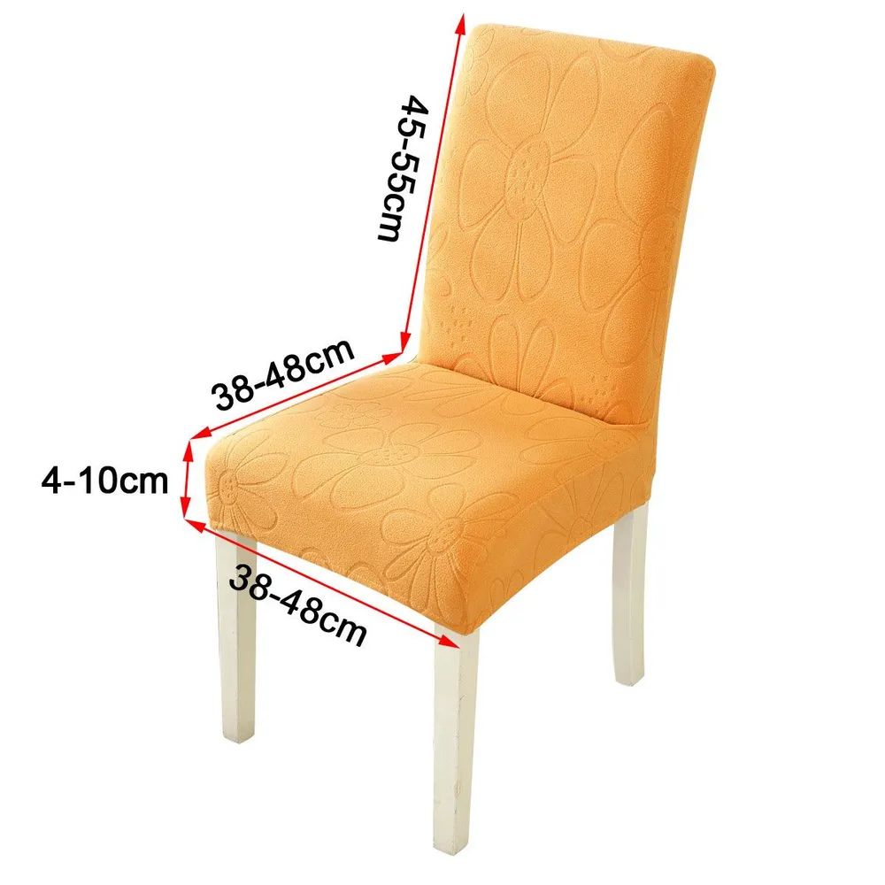 Daisy Dining Chair Cover - Stretch Microfiber, Easy Fit for Dining Room Chair