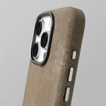 Fabric-Wrapped Phone Case with Wireless Charging for iPhone 13-17 Series – Anti-Fingerprint Protective Cover