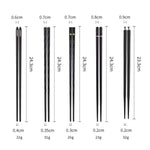 Premium Metal Chopstick Set for Fine Dining
