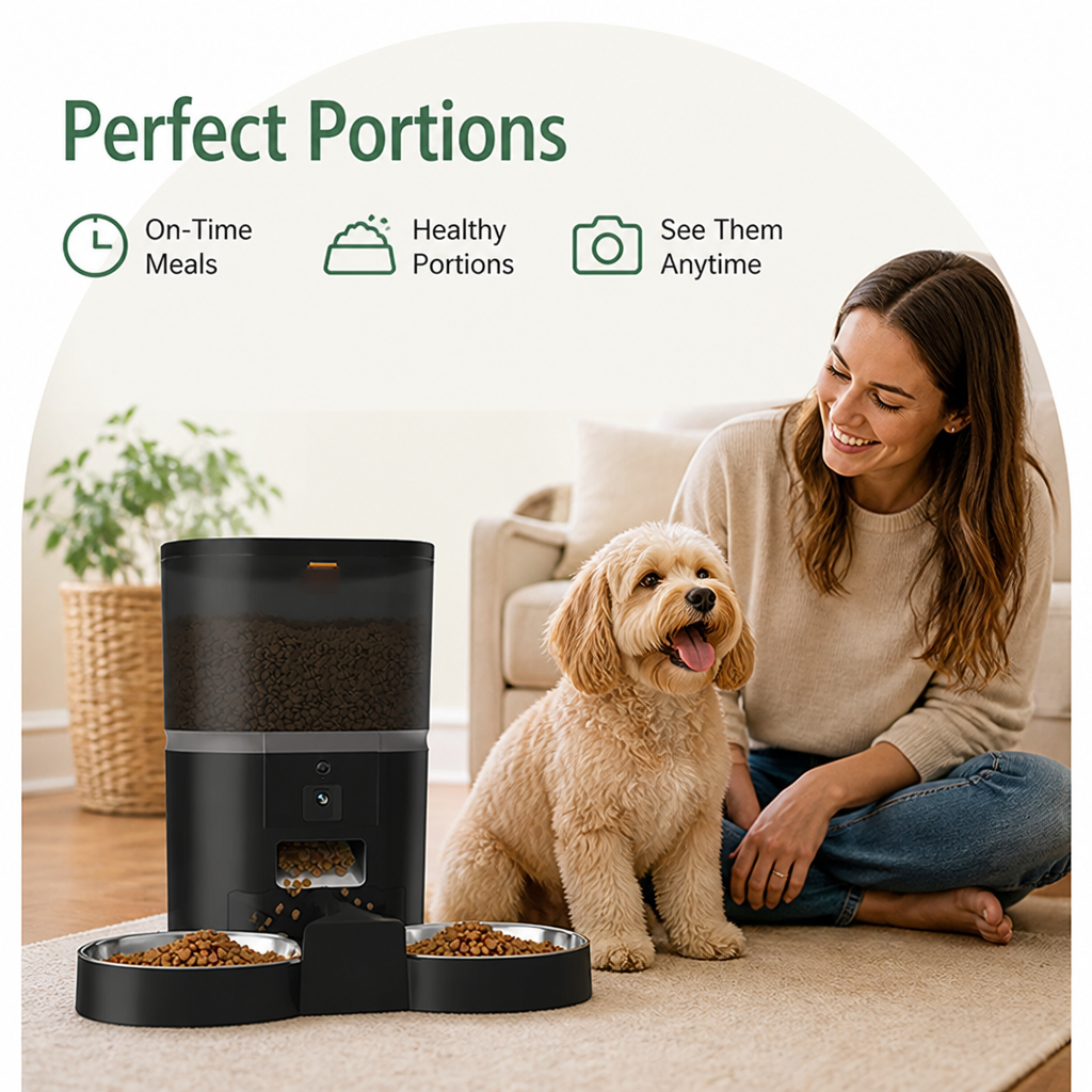 Dotisk Built-In Camera & Portion-Control Automatic Feeder (4L)