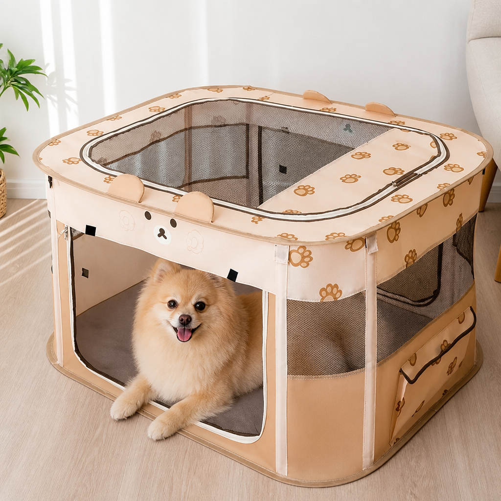 Dotisk Collapsible & Space-Saving Steel-Wire Pet House