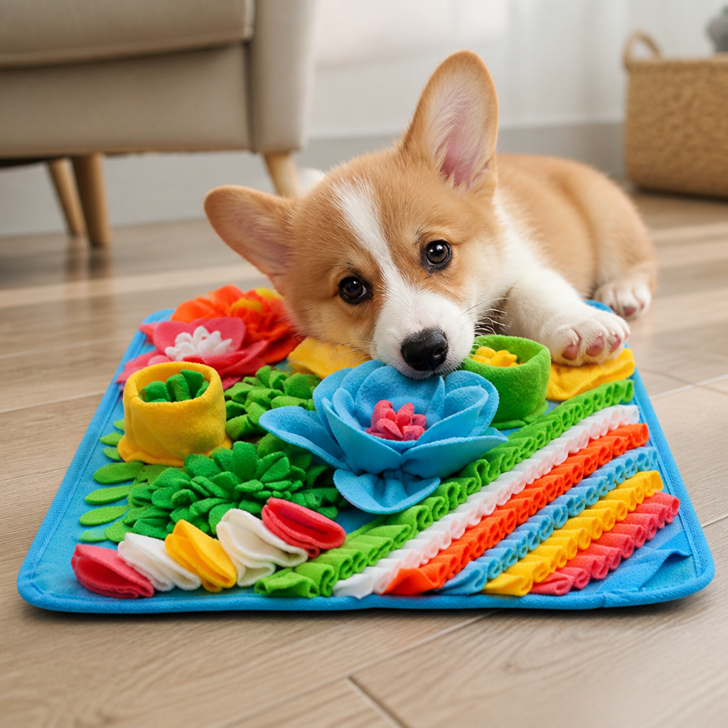 Dotisk Interactive Slow-Feeding Snuffle Mat (Machine-Washable)