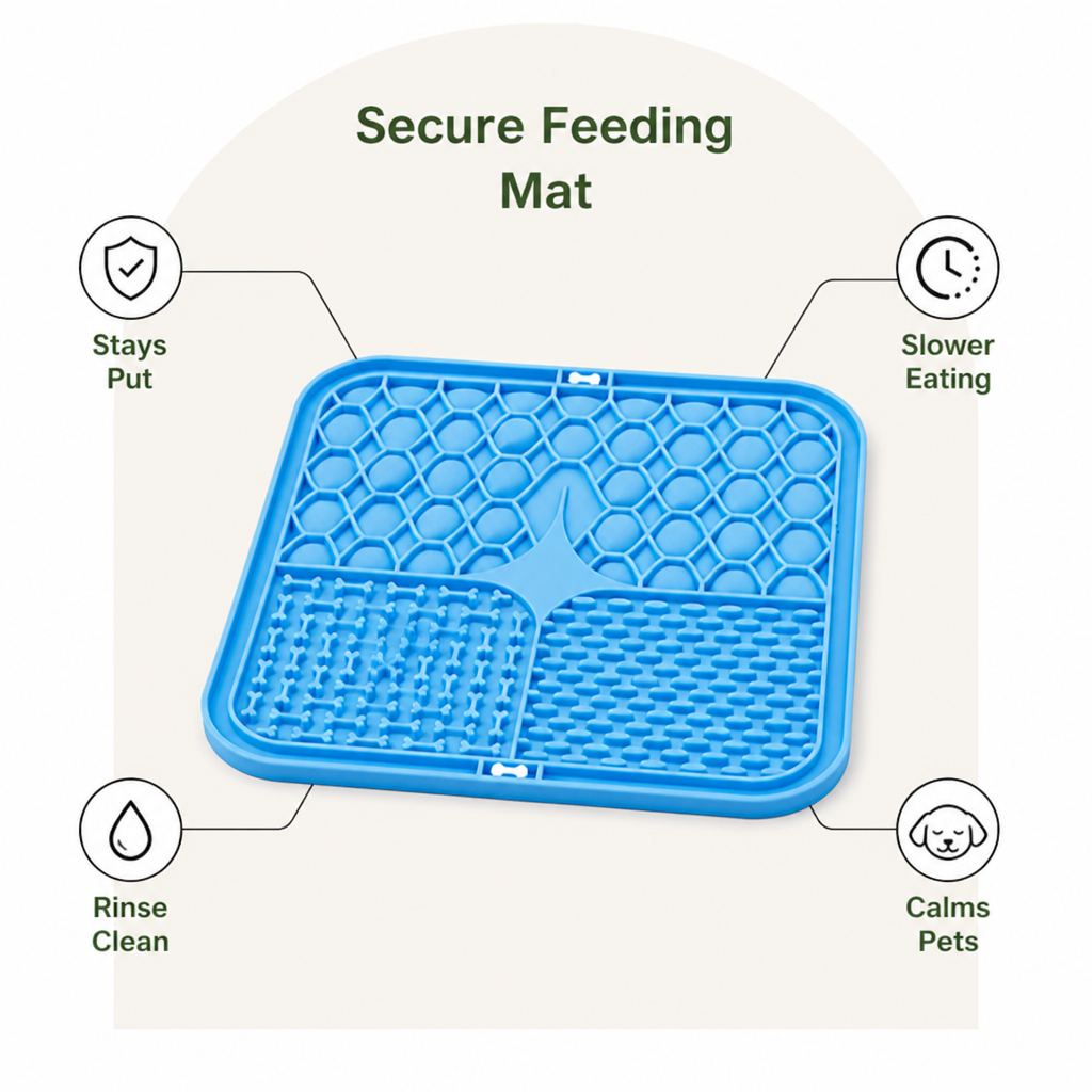 Dotisk Suction-Cup Slow Feeder Lick Mat