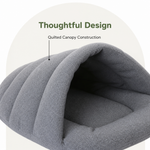 Dotisk Thick Fleece & Calming Cave Bed