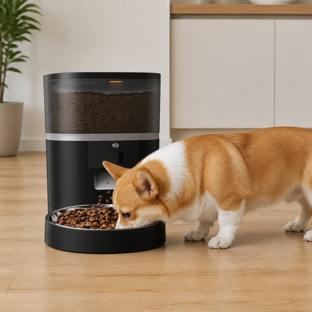 Dotisk WiFi App Control & Stainless Steel Bowl Pet Feeder
