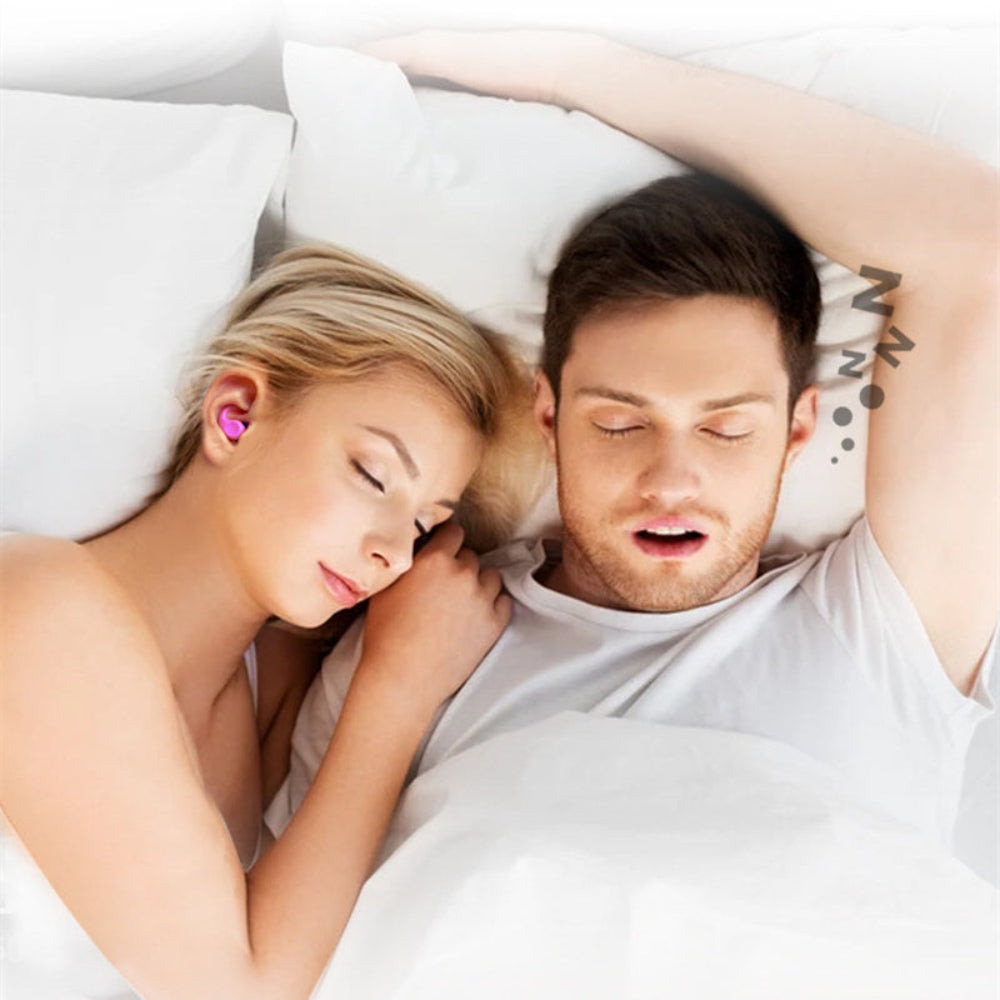 Soft Silicone Sleep Earplugs for Noise Blockage