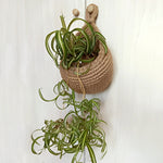 Eco-Friendly Jute Hanging Baskets | Handcrafted Storage Solution for Home