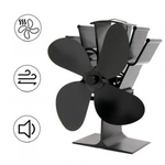 Heat Powered Wooden Stove Aluminum Air Fan