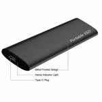 Portable External Hard Drive 4TB USB-C for PC Mac Android Storage Backup