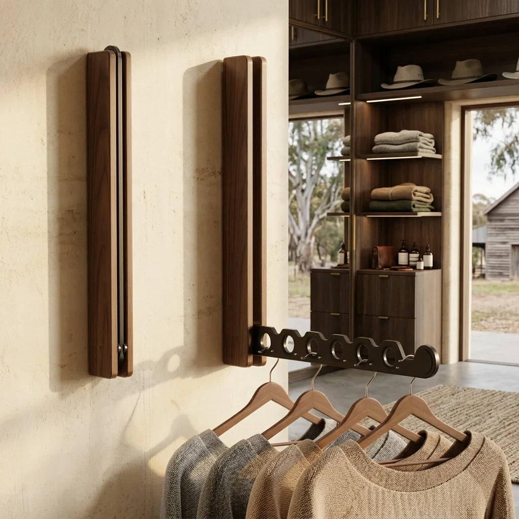 Timber Collapsible Hanger Rail