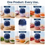 PREPPULSE – Mini Food Chopper for Fast and Convenient Meal Prep