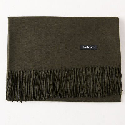 Soft Cozy Women's Winter Scarf with Classic Pattern
