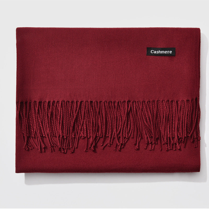Soft Cozy Women's Winter Scarf with Classic Pattern