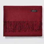 Soft Cozy Women's Winter Scarf with Classic Pattern