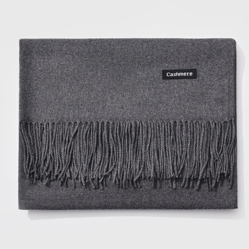 Soft Cozy Women's Winter Scarf with Classic Pattern