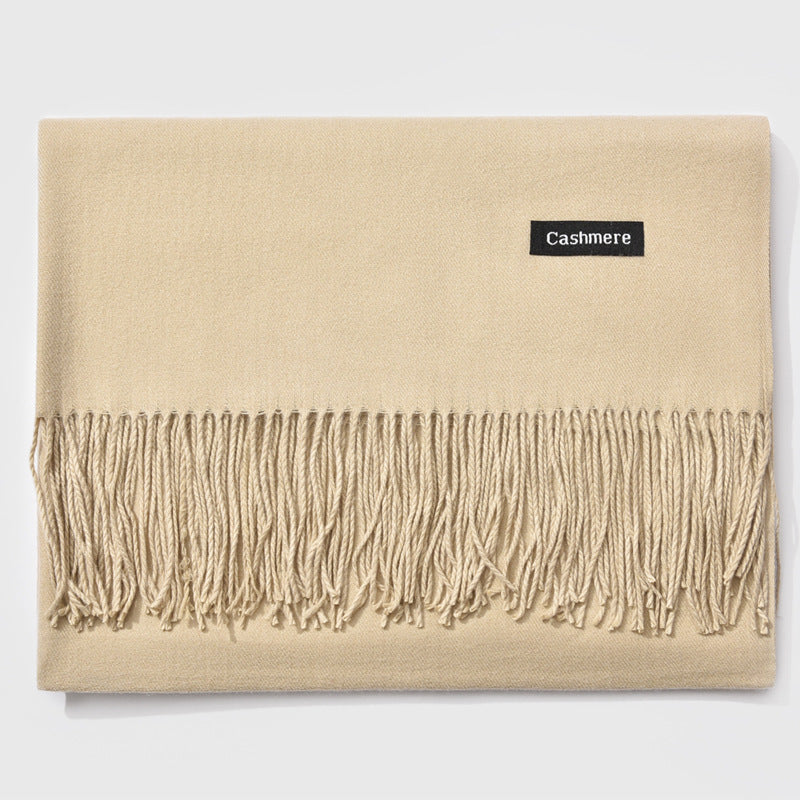 Soft Cozy Women's Winter Scarf with Classic Pattern