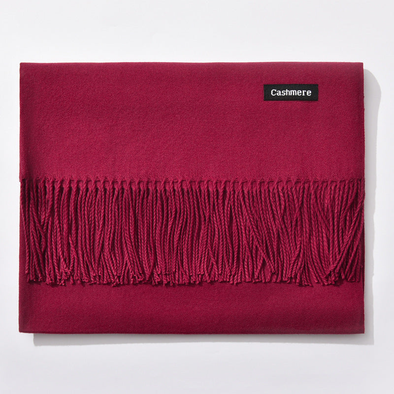 Soft Cozy Women's Winter Scarf with Classic Pattern