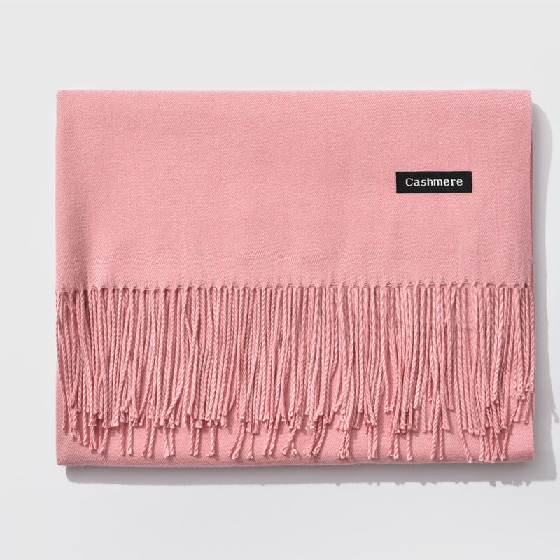 Soft Cozy Women's Winter Scarf with Classic Pattern
