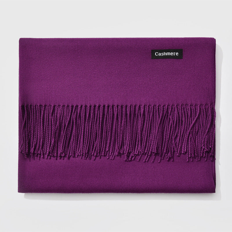 Soft Cozy Women's Winter Scarf with Classic Pattern