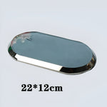 Crystal Glass Bathroom Accessories Set, Glass Soap Dispenser with Toothbrush Holder, Vanity Tray for Bathroom Countertop