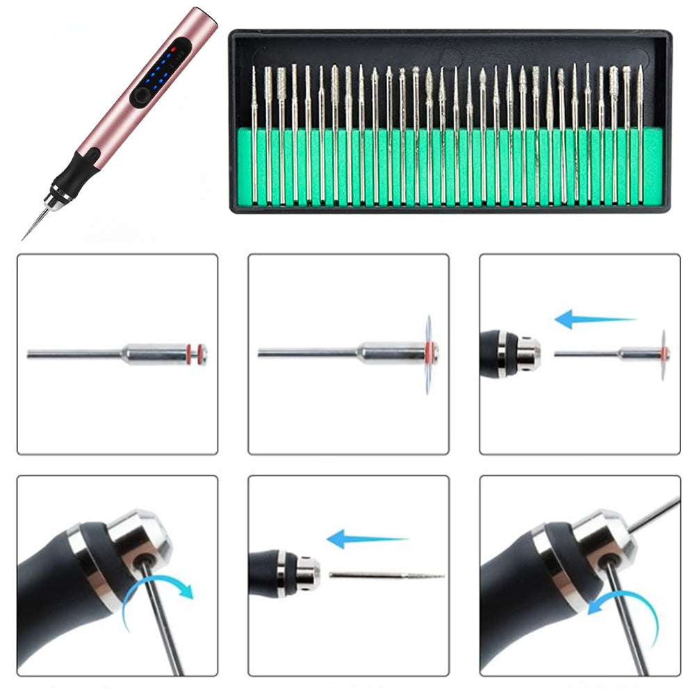 Engraving Pen | USB Rechargeable Metal Tool with Adjustable Speed | Precise Control for Creative Projects