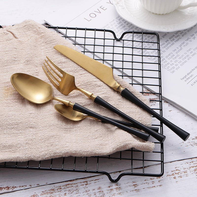 Premium 24-Piece Silverware Dining Set