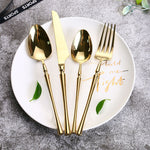 Premium 24-Piece Silverware Dining Set