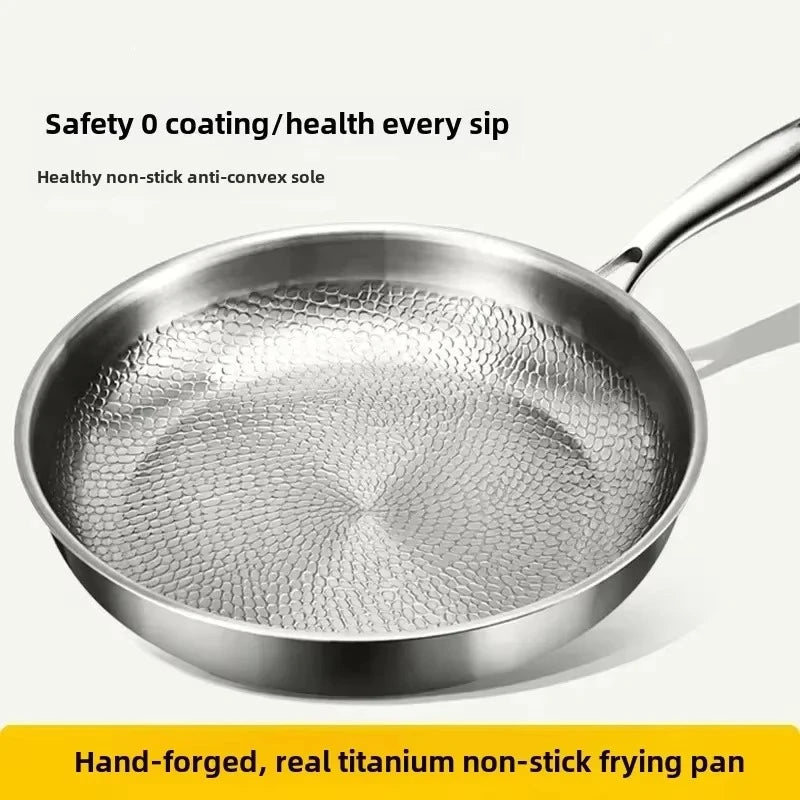 Titanium Chef's Non-Stick Skillet for Effortless Cooking
