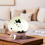 Magnetic Liquid Audio Visualizer Bluetooth Speaker with Interactive Ferrofluid Motion Glass Display for Desk Home Office Gaming Room Ambient