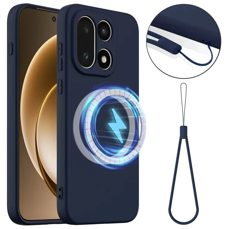 Soft-Touch Silicone Phone Case with Camera Protection for Android Models – Shock-Absorbing Cover with Raised Edges & Fingerprint-Resistant