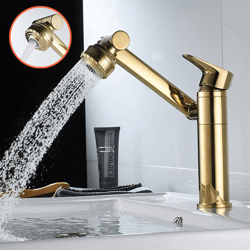 Flexible 360° Faucet Attachment with Integrated Spray Function for Effortless Cleaning