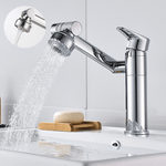 Flexible 360° Faucet Attachment with Integrated Spray Function for Effortless Cleaning