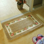 Classic Flower Bath Mat - Soft Microfiber, Non-Slip, Quick-Dry