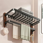 WOODFOLD – Foldable Walnut Towel Rack