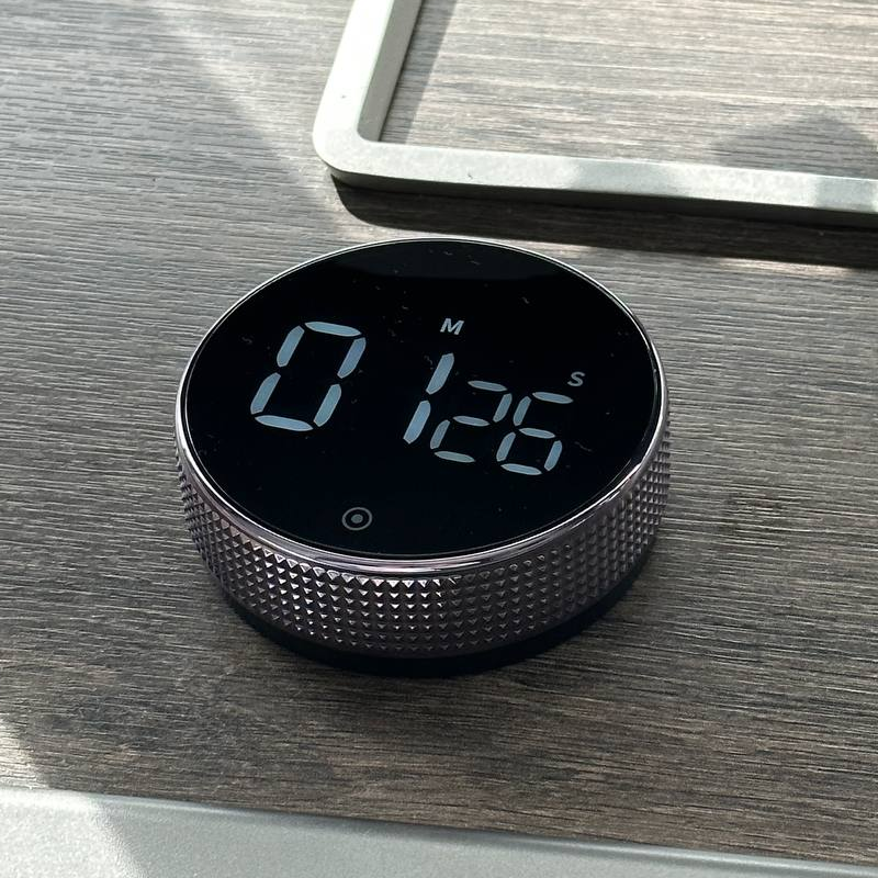 Desktop Focus Timer | Magnetic Timer for Work Sessions | Physical Task Timer for Home Office and Study | Portable Time Management Tool
