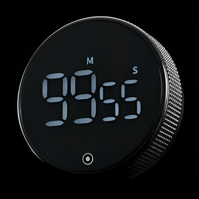 Desktop Focus Timer | Magnetic Timer for Work Sessions | Physical Task Timer for Home Office and Study | Portable Time Management Tool