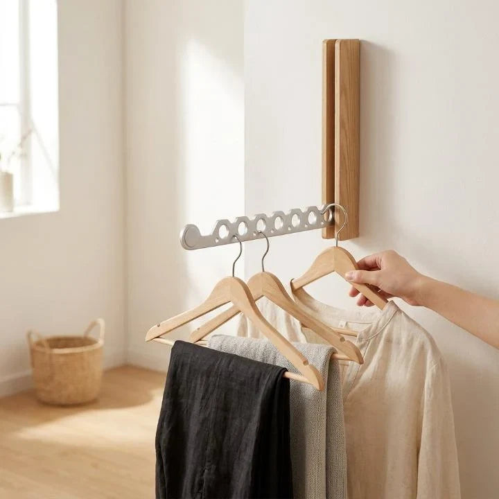 Timber Collapsible Hanger Rail