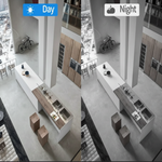 Compact WiFi Security Camera 1080P HD Motion Detection Night Vision Remote Monitor for Home Office Nursery
