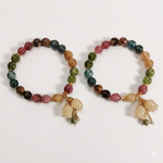 Natural Stone Charm Bracelet