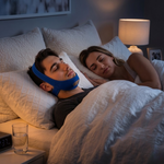 Jaw Support Strap for Snoring Relief – Adjustable Neoprene Chin Wrap for Sleep