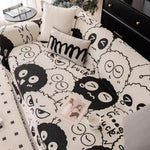 Gizmo Couch Cover - Cute Monster Print, Cartoon Design
