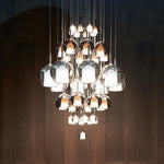Glass Dome Hanging Ceiling Light 10 Inch for Kitchen Island Dining Room Indoor Pendant Fixture Adjustable Wire Metal Hardware